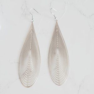 Happy Vibes Silver Earrings